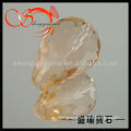 light yellow drop shape china glass stone gems for wedding centerpieces